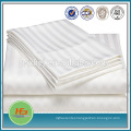 Double Brushed Polyester Cheaper White Microfiber Stripe Fabric